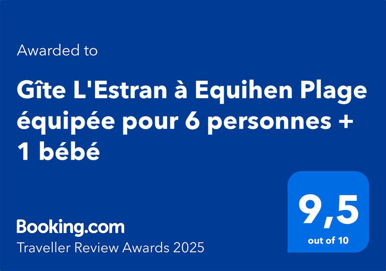 Gite L'Estran A Equihen Plage Equipee Pour 6 Personnes + 1 Bebe Εξωτερικό φωτογραφία